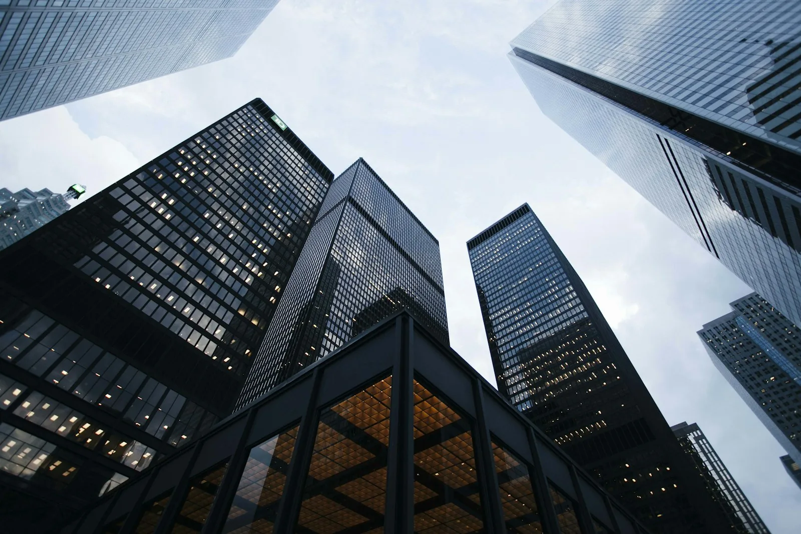 Modern commercial office building exterior
