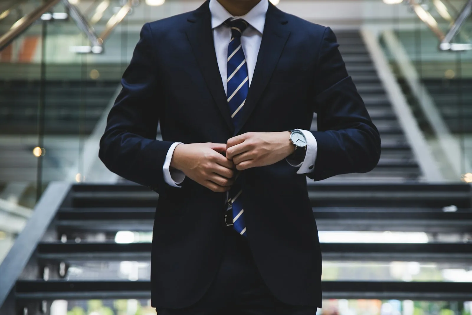 Business owner reviewing finance assessment information