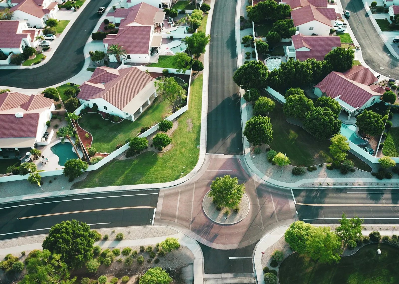 Established family housing representing residential lending