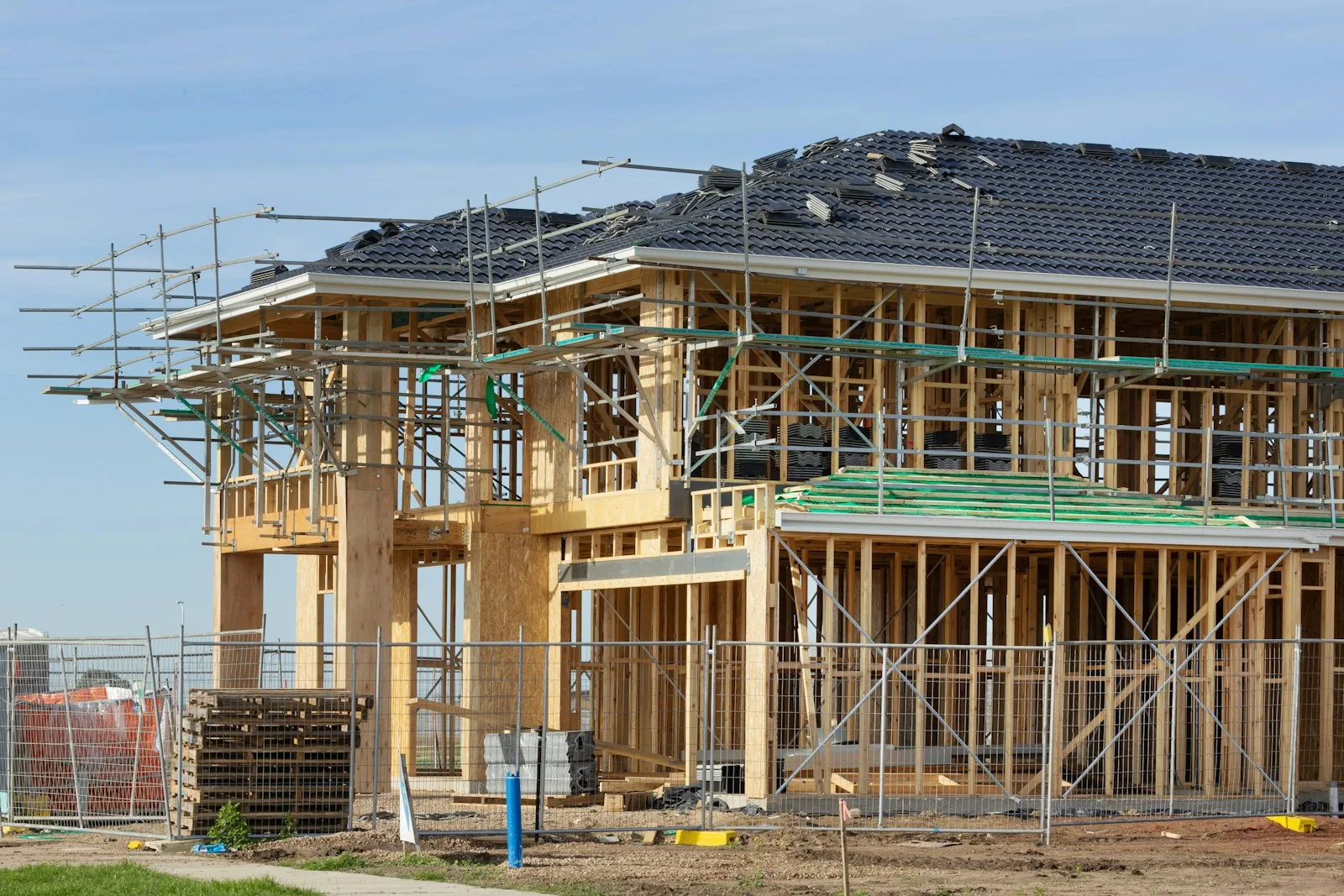New development and construction representing build finance