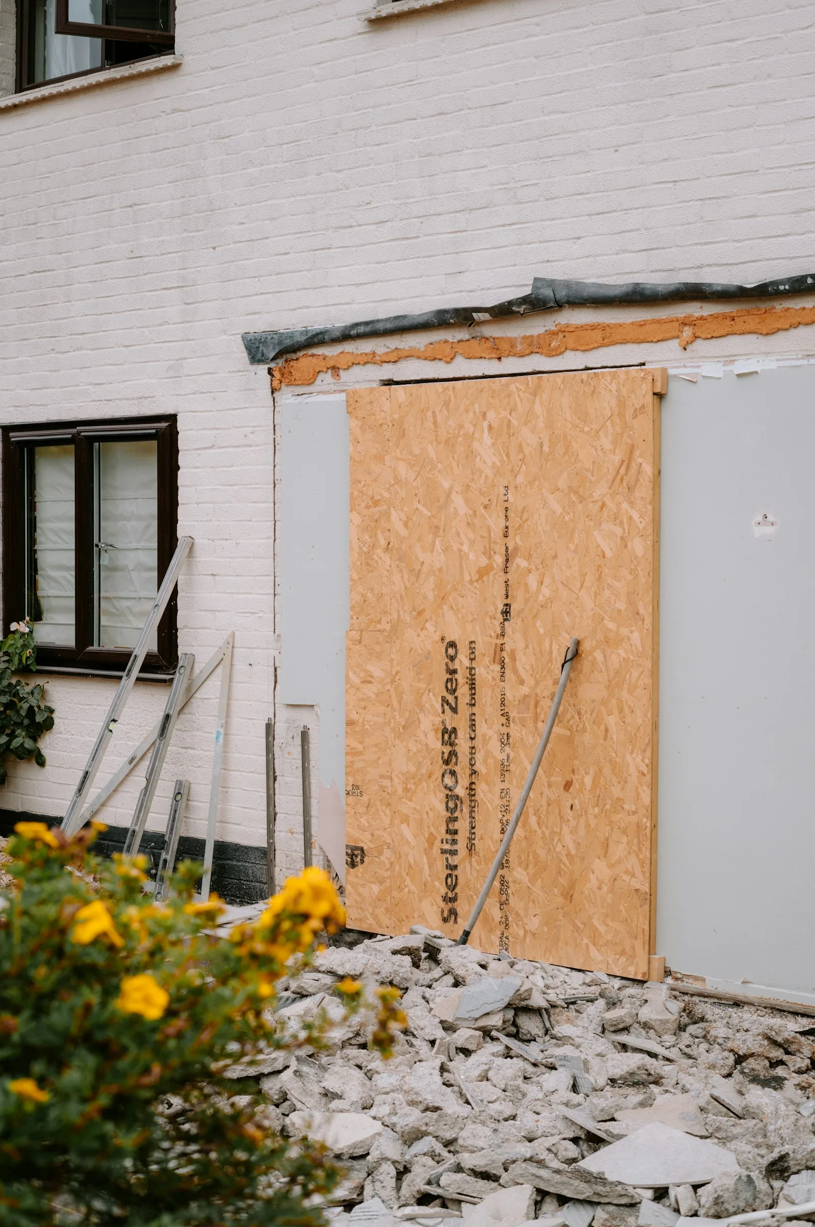 Newer residential development representing construction finance